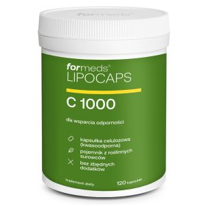 Lipocaps C 1000 – witamina C w formie liposomalnej, wspierająca odporność.